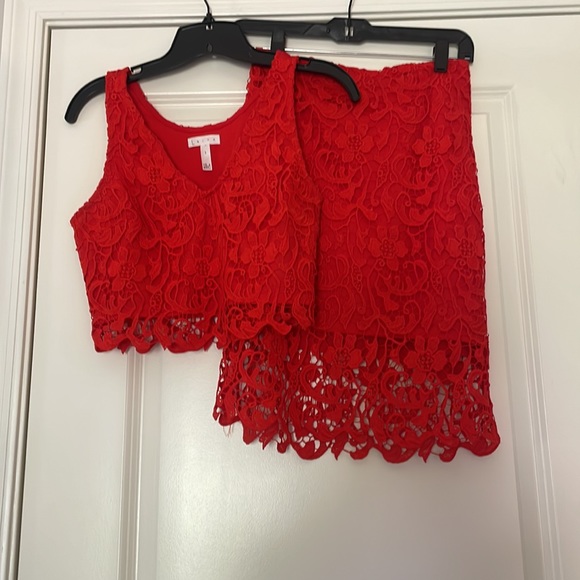 Leith Tops - Orange Co Ord Set